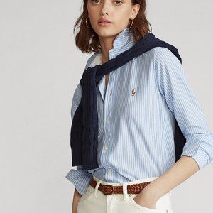Ralph Lauren Button Down Stripe Shirt Slim Fit